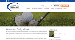 Desktop Screenshot of familyallianceinc.org